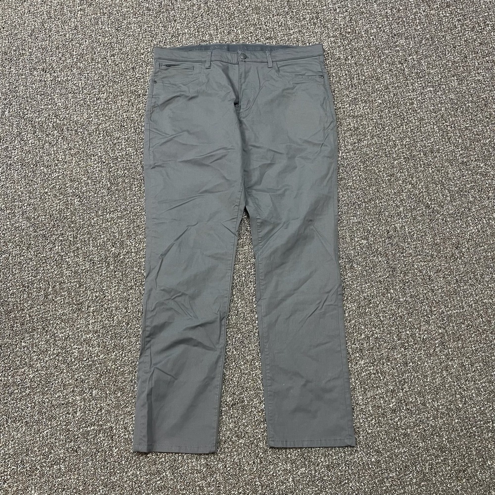 ENGLISH LAUNDRY Chinos Pants Mens Size 38x32 Gray Straight Fit Cotton Busines